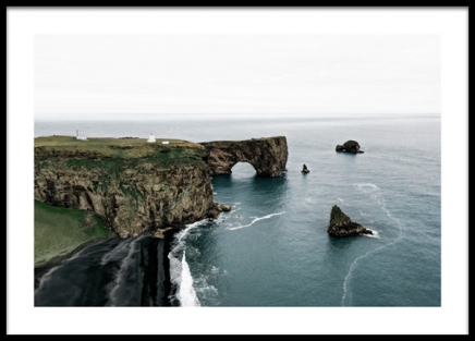 Aerial View of Dyrholaey Poster in de groep Posters / Natuurmotieven bij Desenio AB (13378)