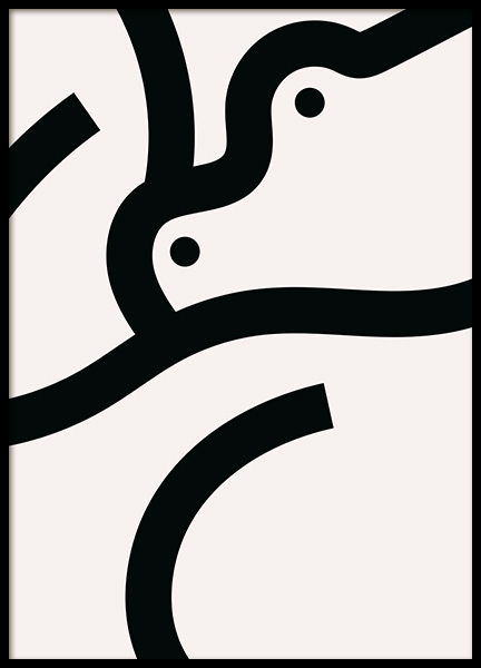 Bold Body No2 Poster in de groep Posters / Grafische posters bij Desenio AB (14026)