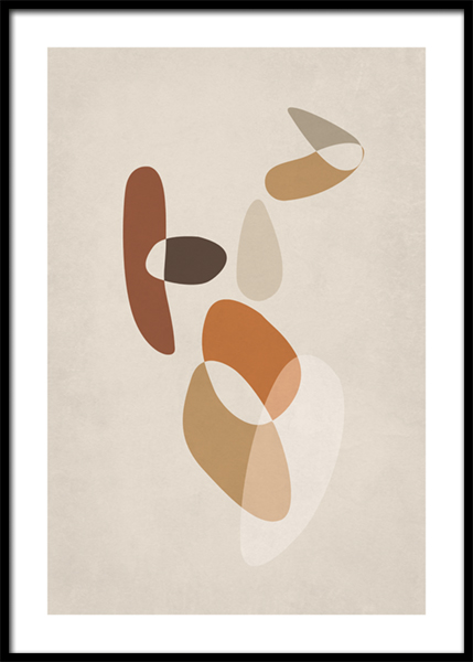 Body Shapes No1 Poster in de groep Posters / Grafische posters bij Desenio AB (14885)