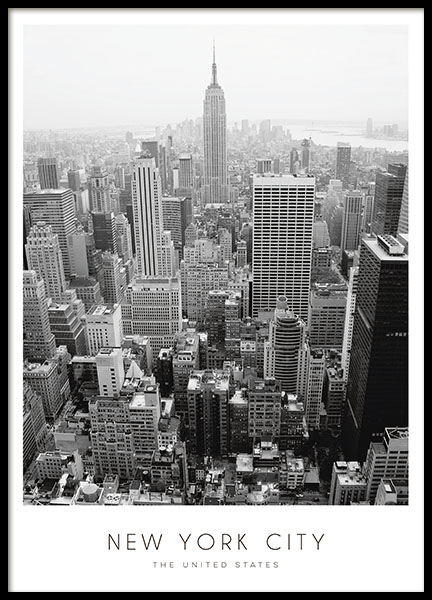 Poster New York City, prints met foto's van steden