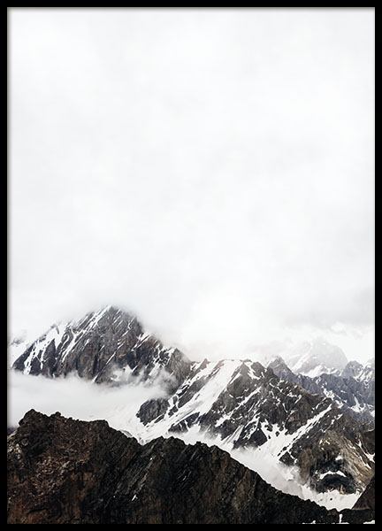 Posters en prints met stijlvolle foto's van berg