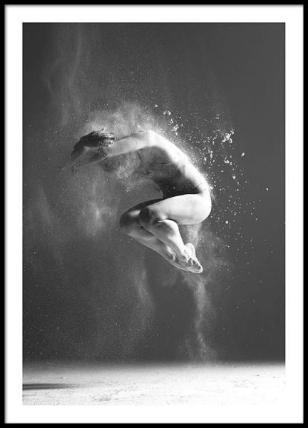 Zwart-wit poster met foto, fotografische prints en posters met vrouwen