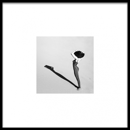 Lady Shadow Poster  in de groep Posters / Zwart wit bij Desenio AB (8912)