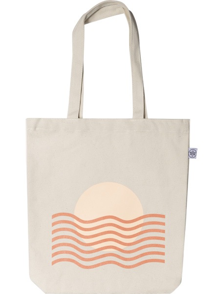 Sunset Waves Tote Bag in de groep Limited edition bij Desenio AB (TOTE50144)