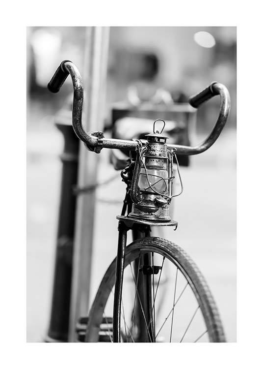 Old Bike Poster / Zwart wit bij Desenio AB (10549)