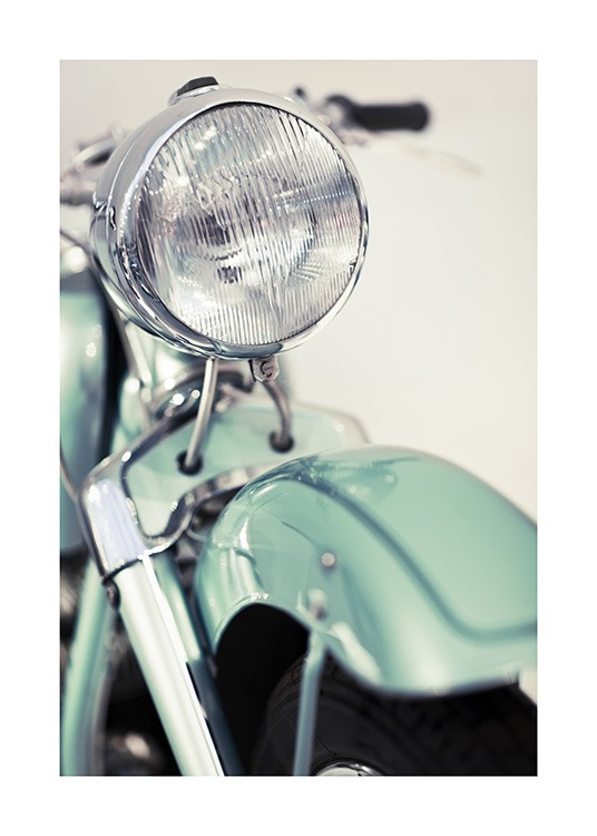 Retro Motorcycle Poster / Fotokunst bij Desenio AB (10639)