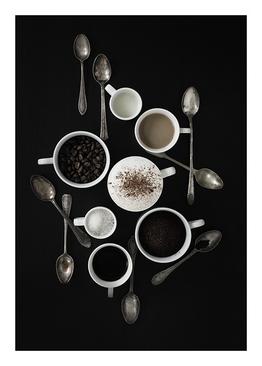 Coffee Still Life Poster / Keuken posters bij Desenio AB (10823)