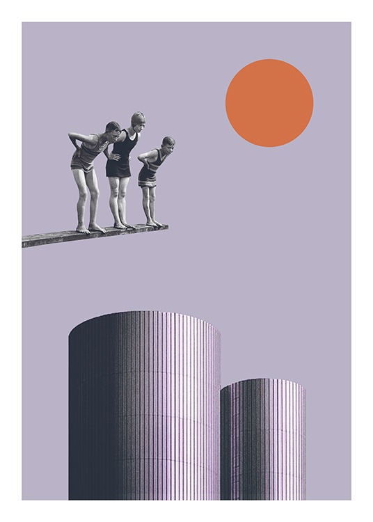 Summer Time Fun Poster / Kunst bij Desenio AB (11076)