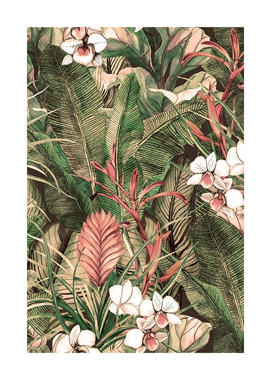 Botanical Pattern No1 Poster / Kunst bij Desenio AB (12086)