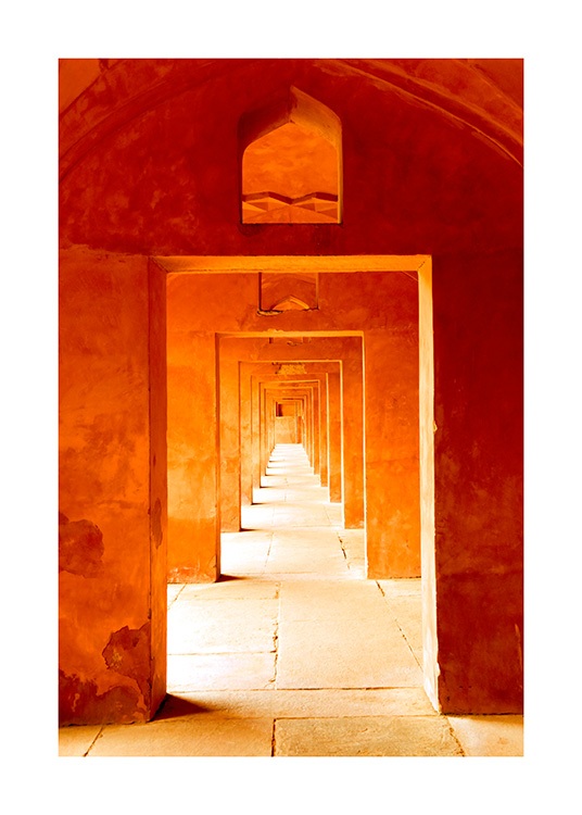 Orange Arches Poster / Fotokunst bij Desenio AB (12404)