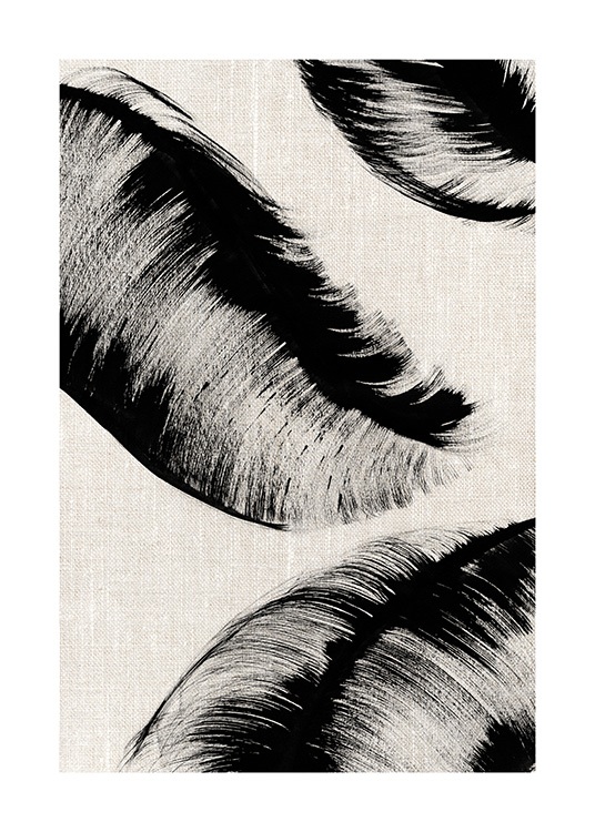 Ink Leaves No2 Poster / Kunst bij Desenio AB (12809)
