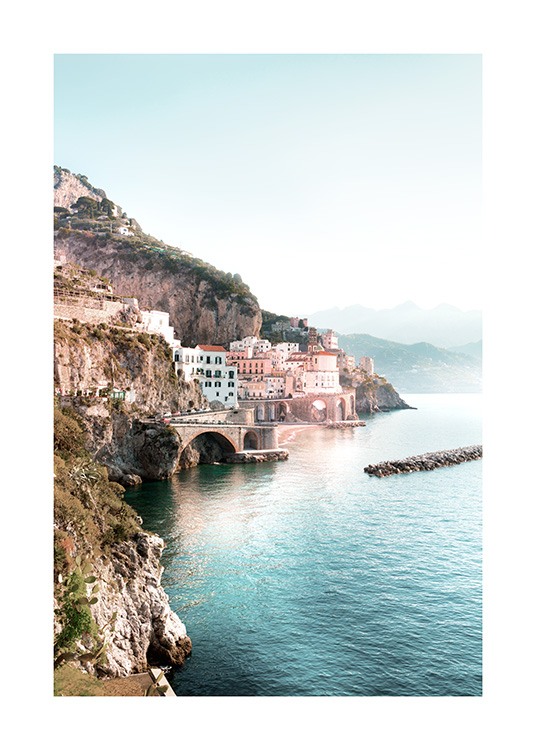 Amalfi View Poster / Natuurmotieven bij Desenio AB (12930)