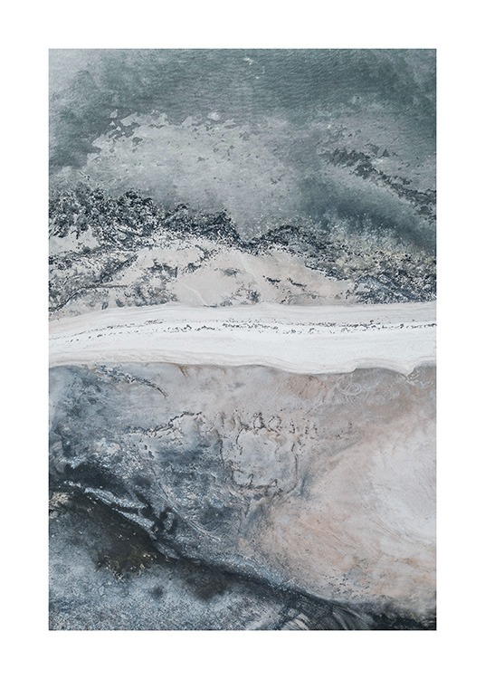 Ocean Floor Patterns Poster / Zeeën & oceanen bij Desenio AB (13684)