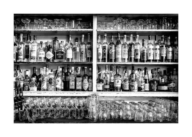 In the Bar Poster / Wijn & cocktails bij Desenio AB (13694)