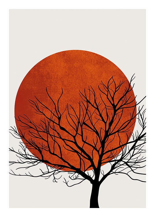 Winter Sunset Poster / Natuurmotieven bij Desenio AB (13752)