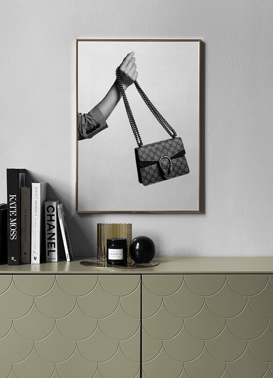 Designer Handbag Poster - Gucci handtas - desenio.nl