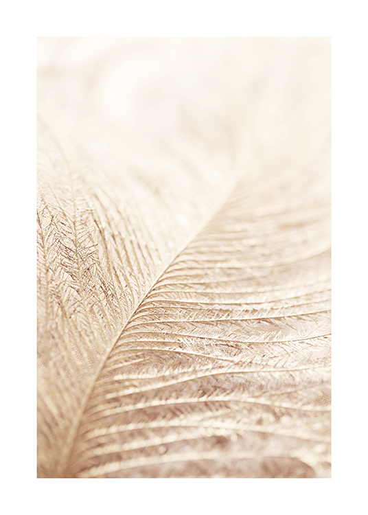  – Foto met close-up van de strepen in een blad