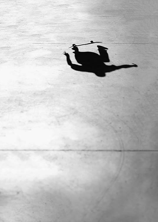 Skate Shadow Poster / Kinderposters bij Desenio AB (2068)