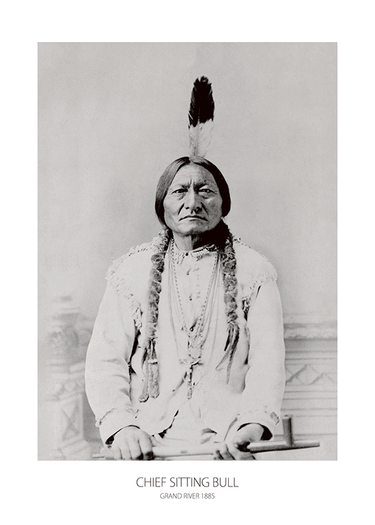 Sitting Bull, Posters / Fotokunst bij Desenio AB (7380)