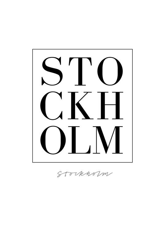 Stockholm Serif, Posters / Posters met tekst bij Desenio AB (7734)
