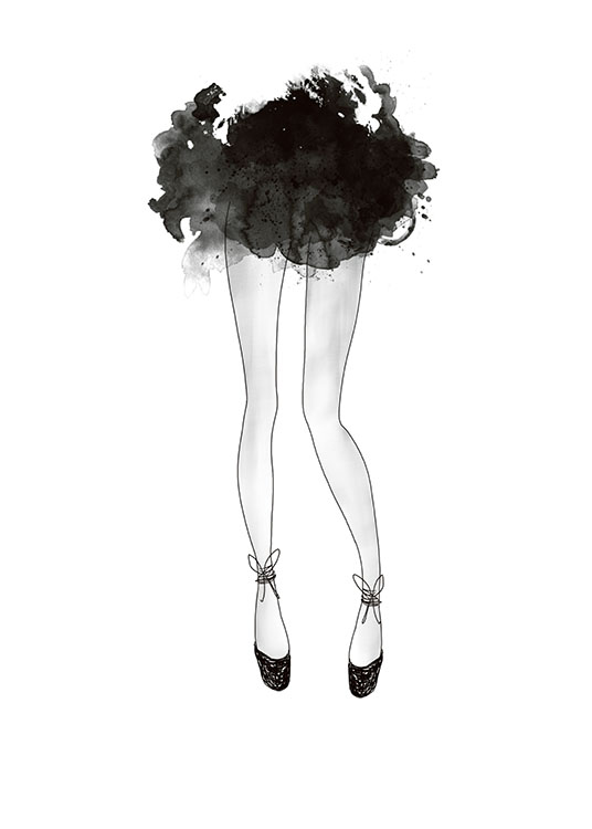 Ballerina, Poster / Fashion bij Desenio AB (7764)