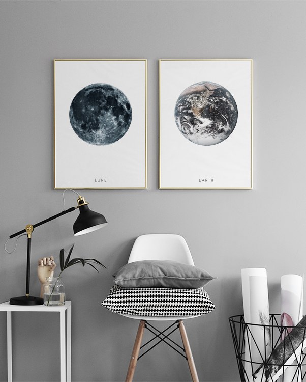 Posters met illustraties | Posters met maan | Prints online Posters met illustraties | Posters met maan | Prints online