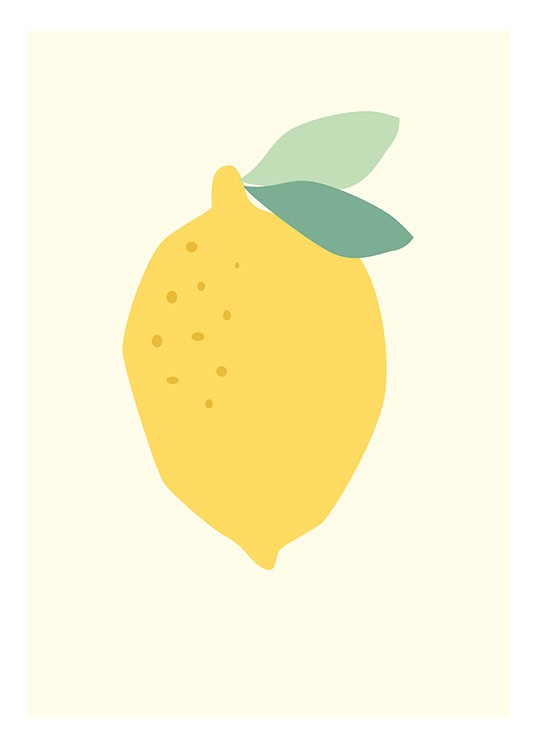 Lemon, Posters / Kinderposters bij Desenio AB (8464)