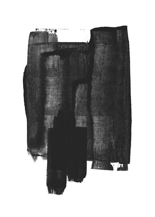 Ink Texture Poster / Zwart wit bij Desenio AB (8662)