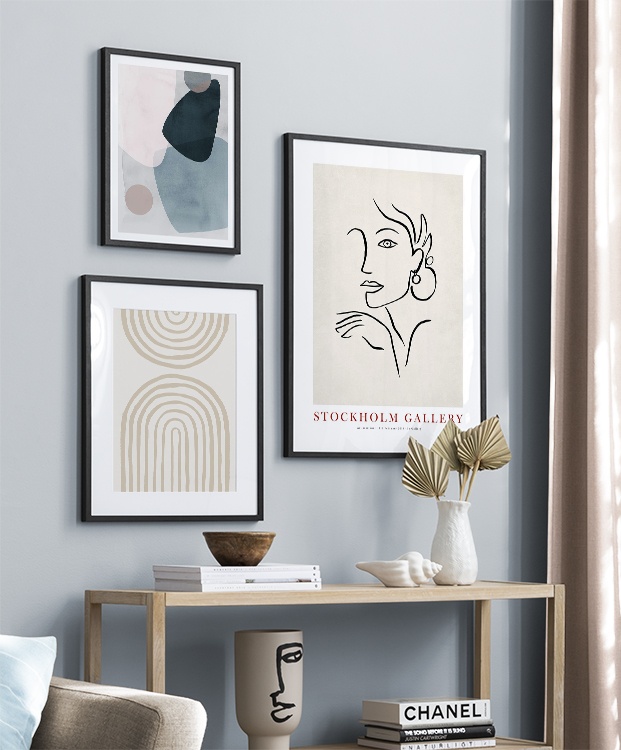 De schoonheid van beige en blauw